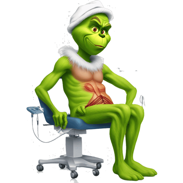 the grinch getting knee surgery emoji