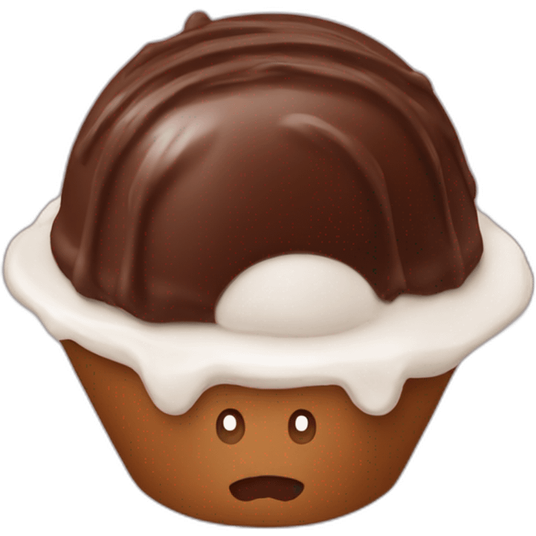 mousse ou chocolat emoji