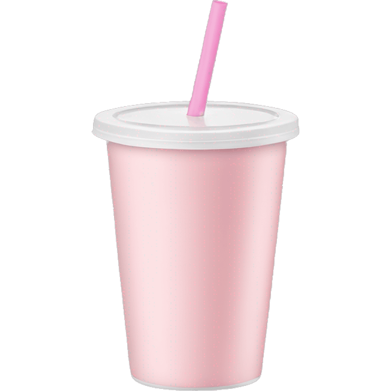 light pink drink in to-go cup emoji