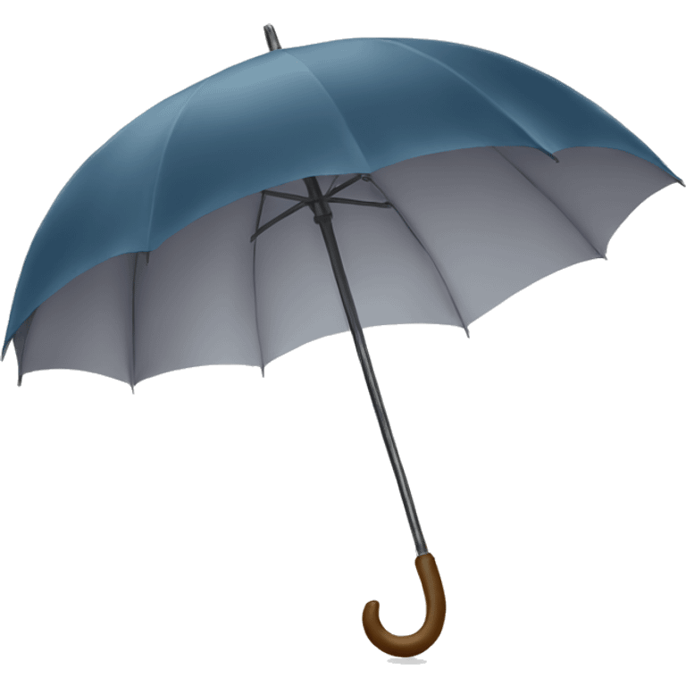 Umbrella happy website user emoji