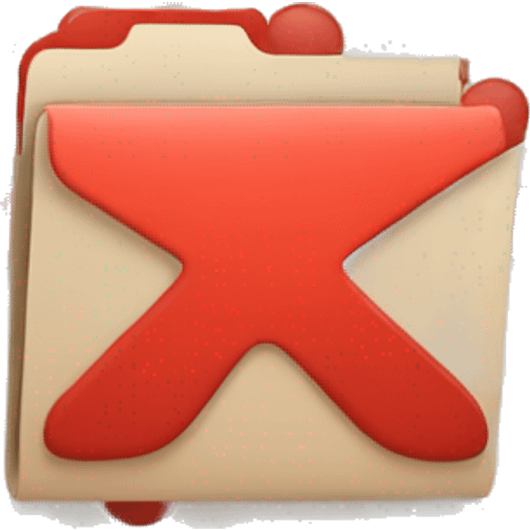 folder with red plus sign emoji