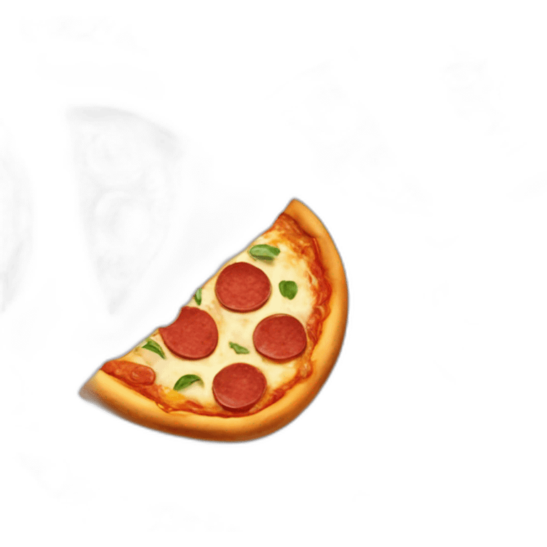 une pointe de pizza toute garnie emoji