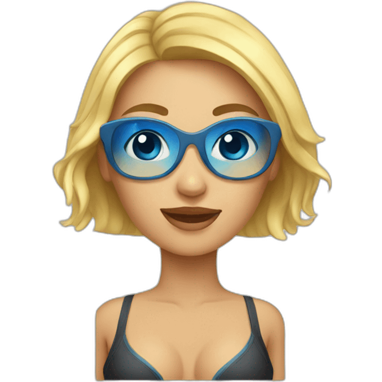 woman with russian bikini emoji