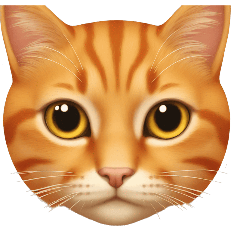 Orange cat write on it mamini emoji