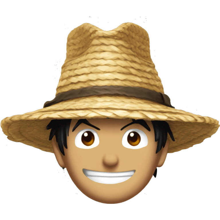 chapeau de paille luffy emoji