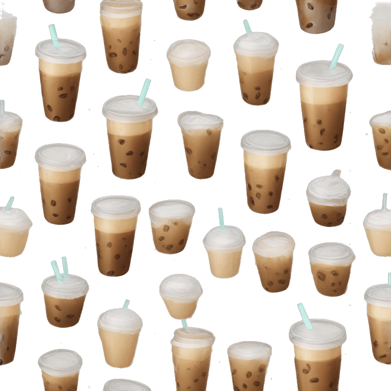 Ice coffee  emoji