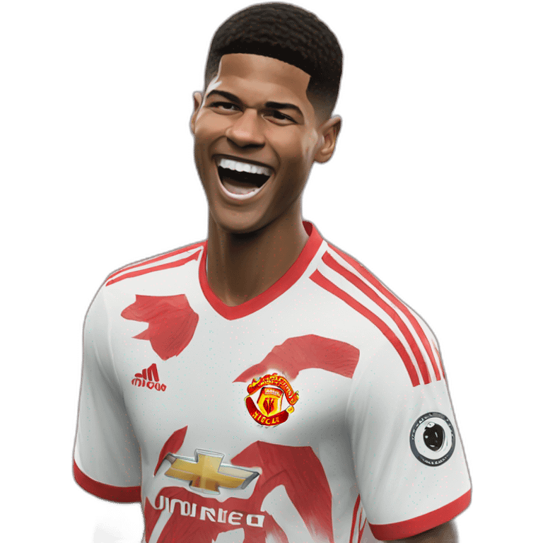 Marcus rashford celebrating emoji