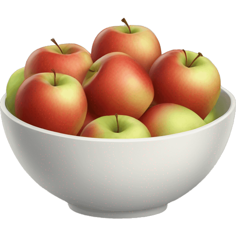 a bowl of apples emoji