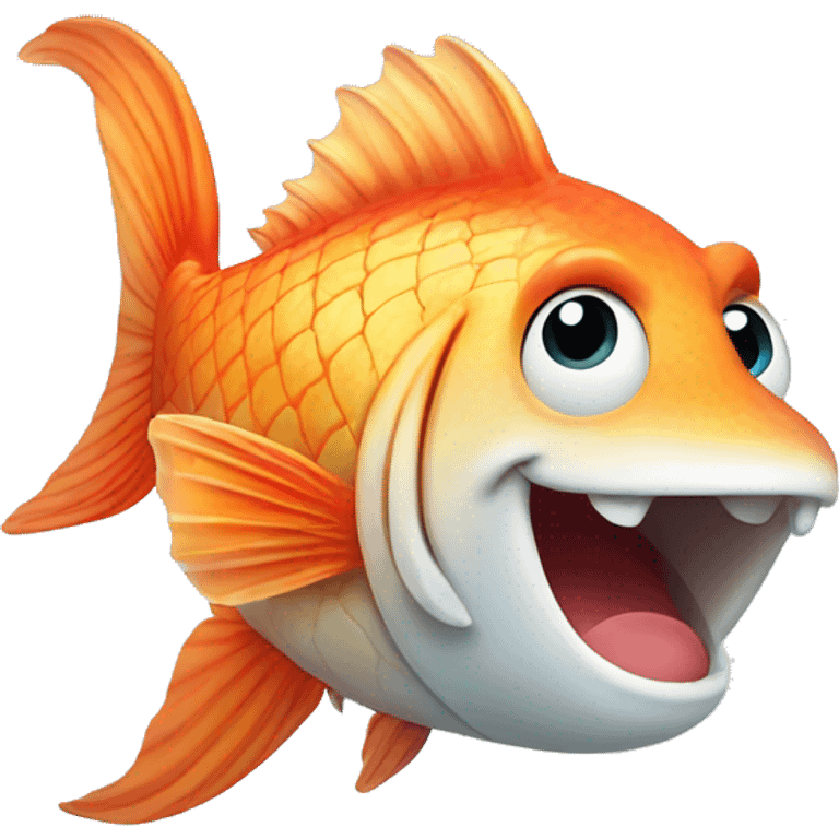 Fish giving a thumbsup emoji