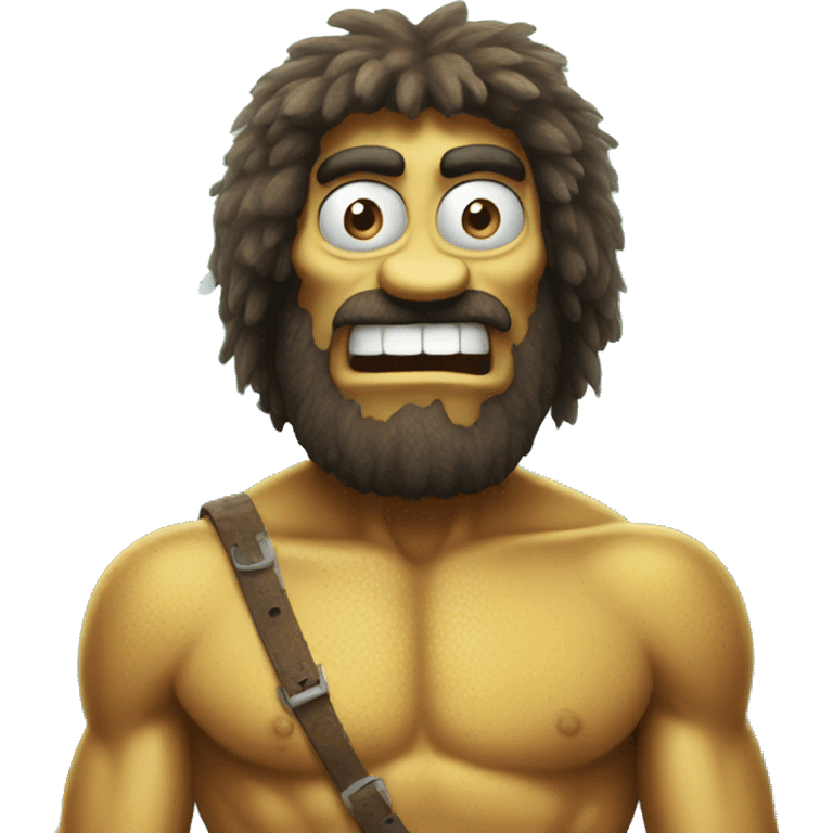 spongebob as caveman emoji