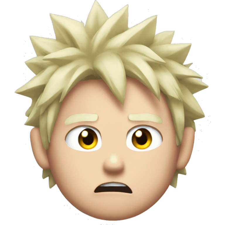 Bakugo angry emoji