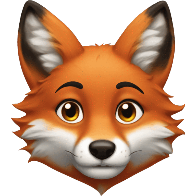 red fox female furry pog emoji