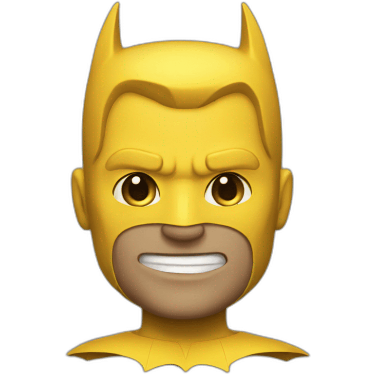 Yellow Batman emoji