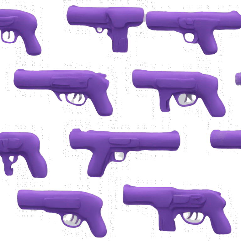 Purple gun  emoji