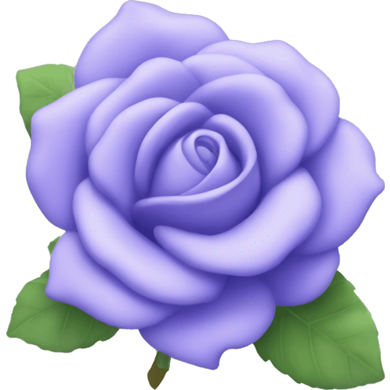 Periwinkle rose  emoji