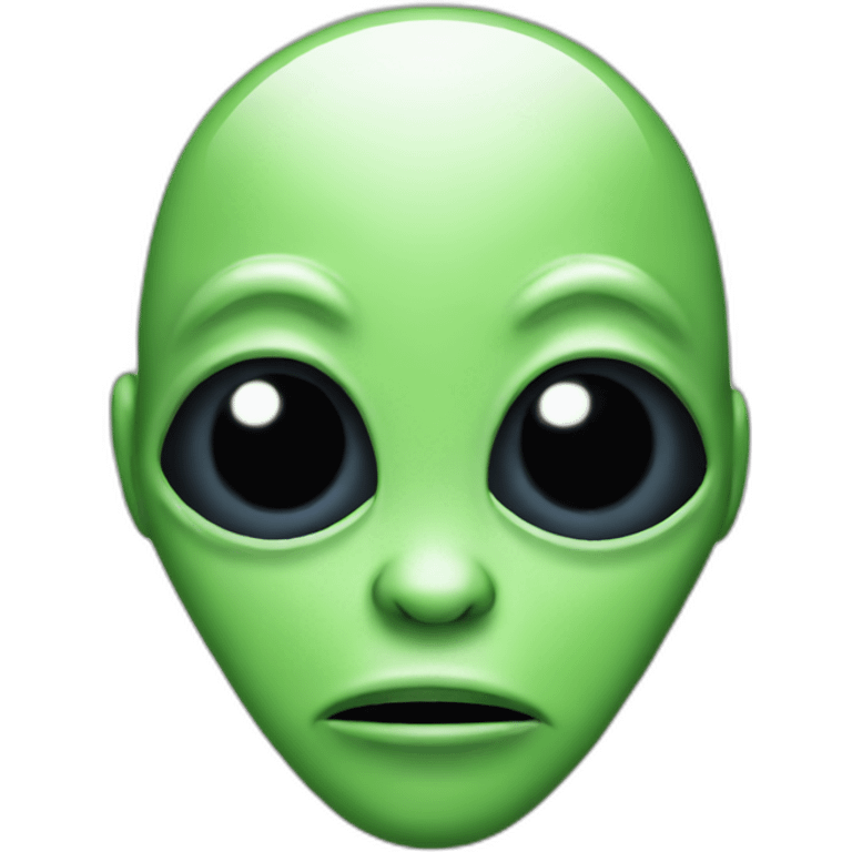 alien face cartoon emoji