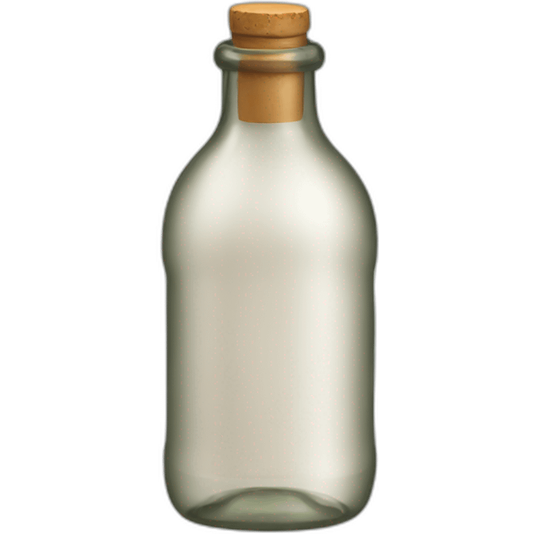 a bottle emoji