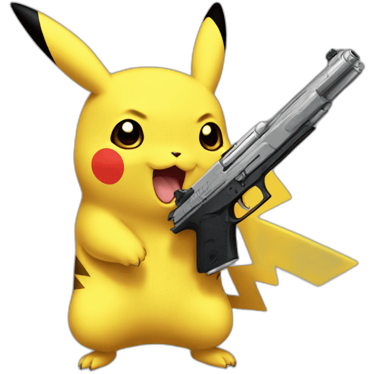 pikachu-with-desert-eagle emoji