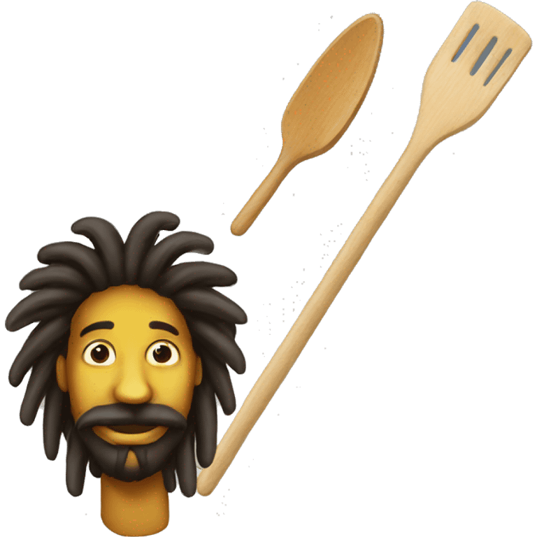  Rastafarian spatula  emoji