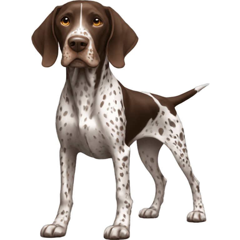 German Shorthaired Pointer Dog Breed Full Body emoji