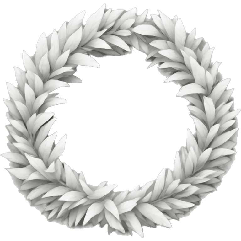 White wreath  emoji