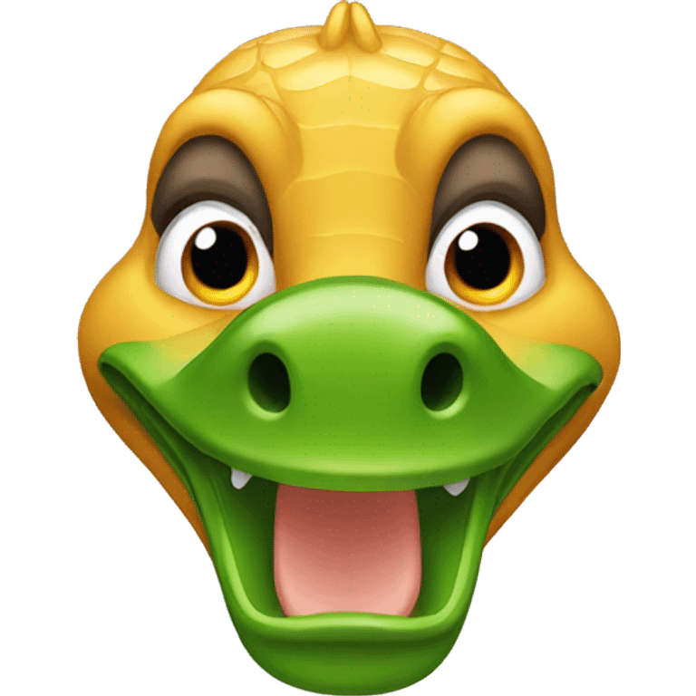 duck crocodile emoji