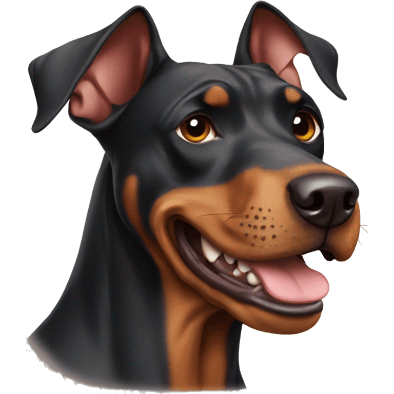 doberman bulldog emoji