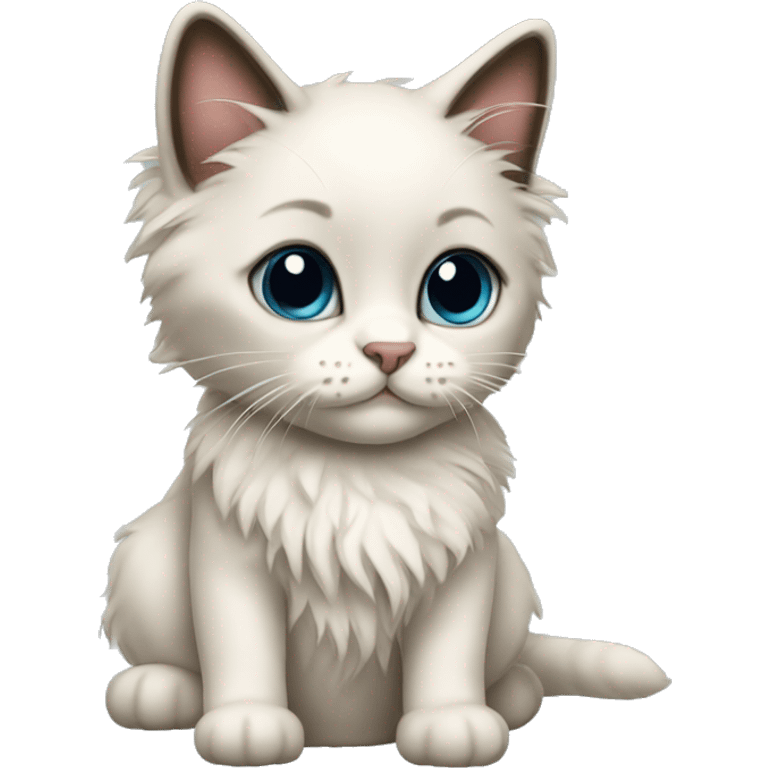 Rag doll kitten emoji