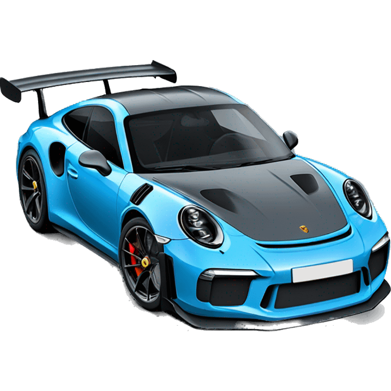 Blue Porsche 911 gt3 rs  emoji