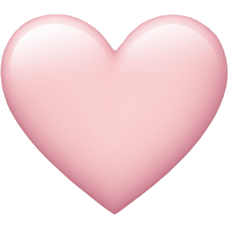 Light pink heart emoji