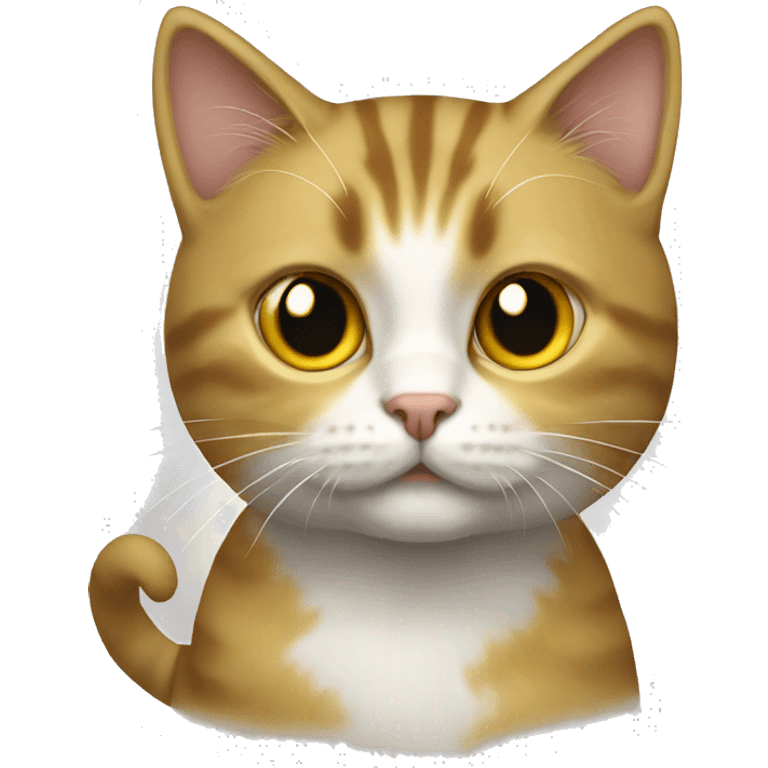 Cat gold shinshila emoji