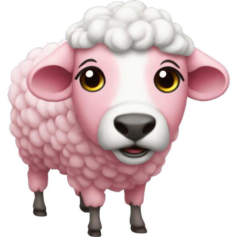 Oveja rosa emoji