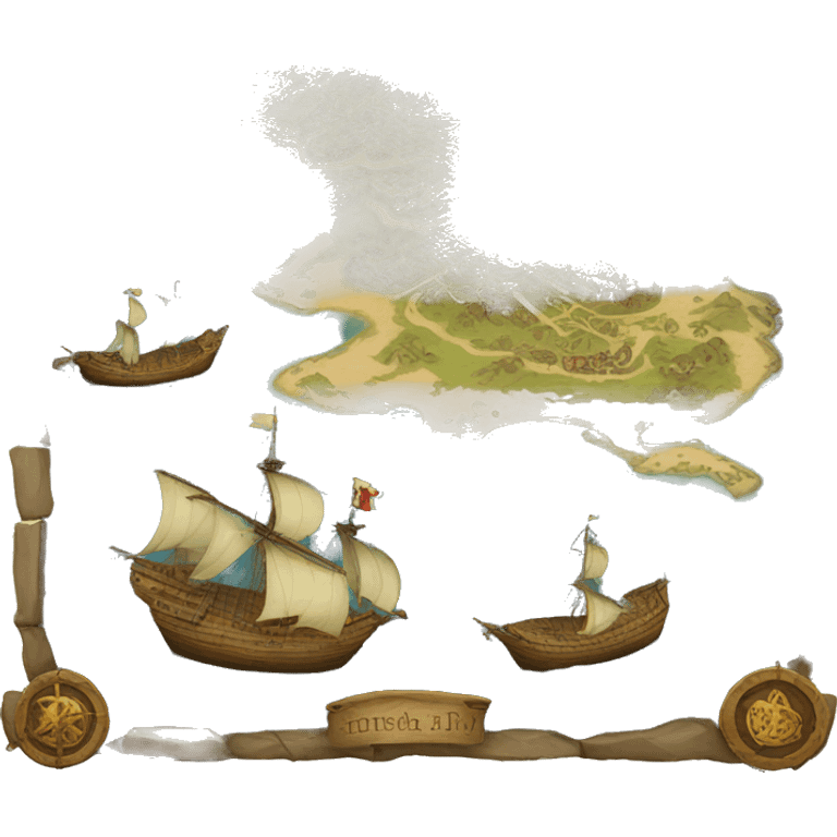 medieval map naval emoji