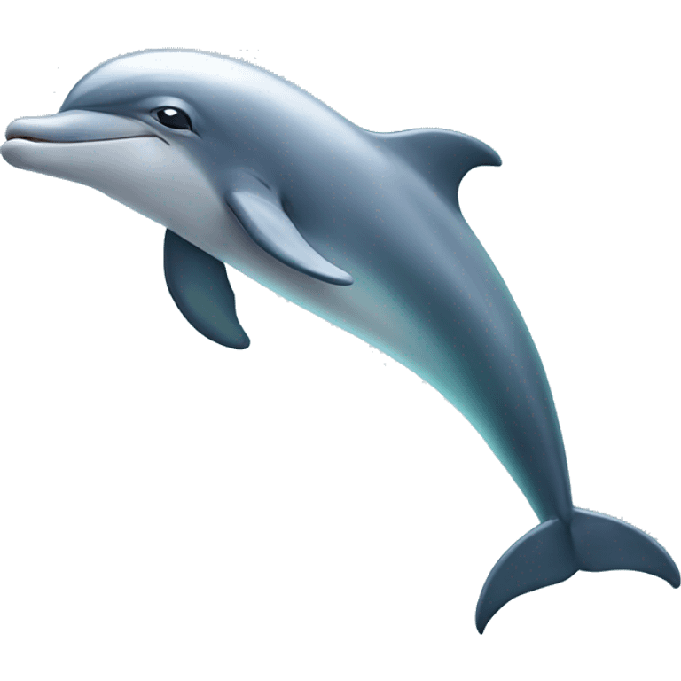 dolphin with a shine emoji