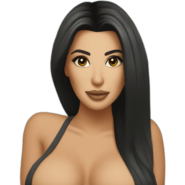 Kardashian beach bum emoji