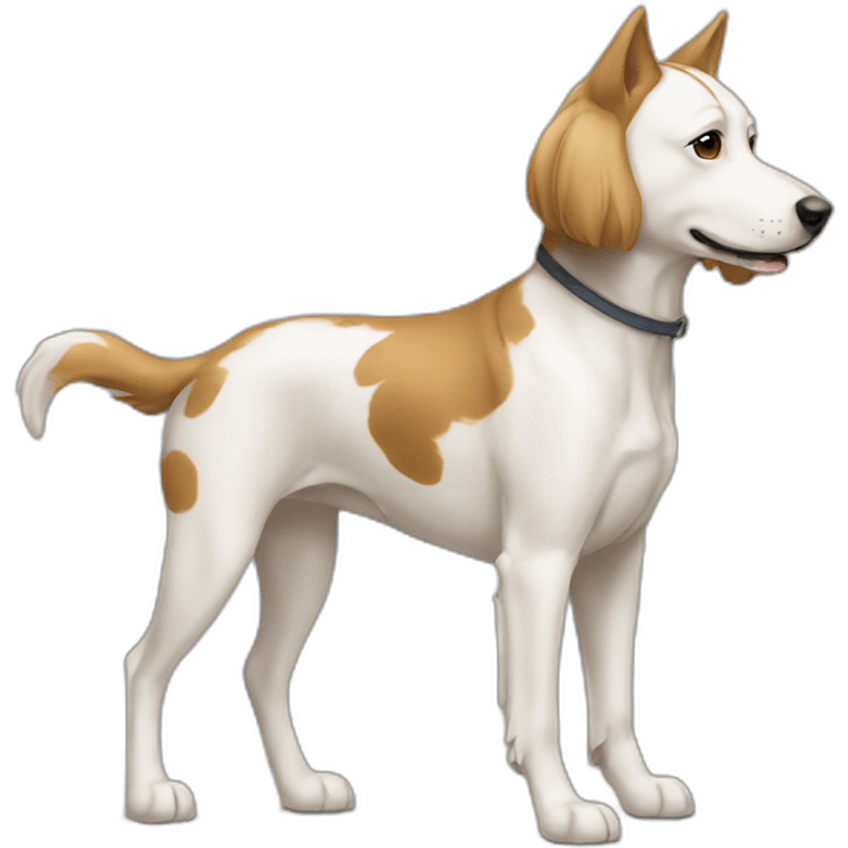 Chien sur cheval emoji