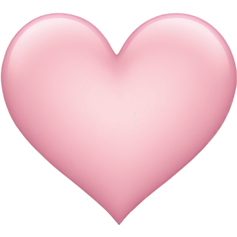 light pink heart  emoji