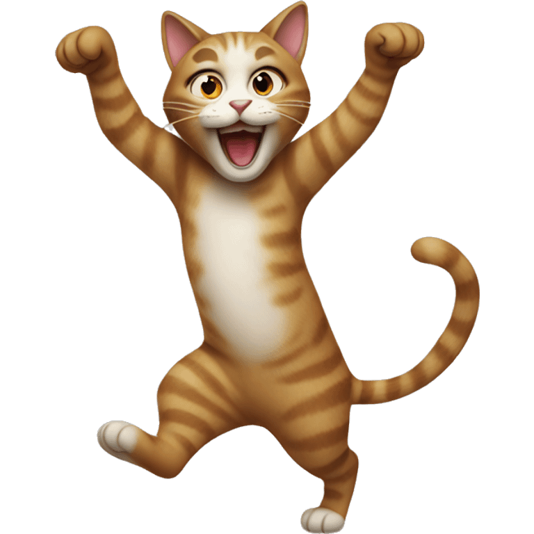 Cat dancing emoji