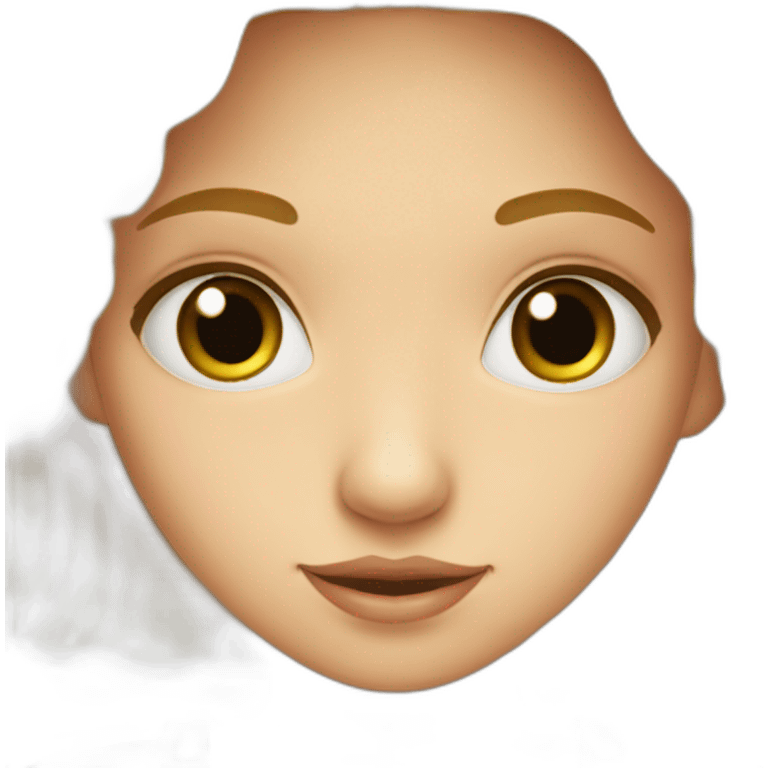 niña-rubia-ojos celestes emoji