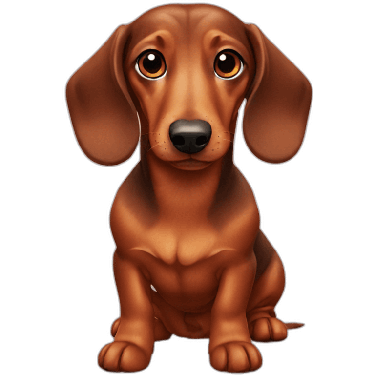 Daschund emoji