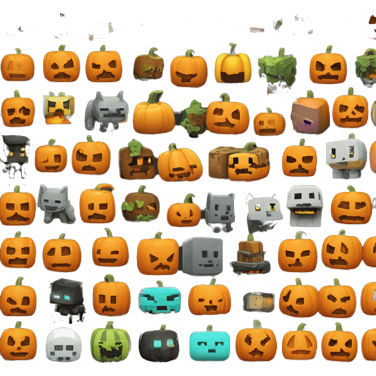 minecraft pumpkin halloween badge cinematic cyberpunk pokemon emoji