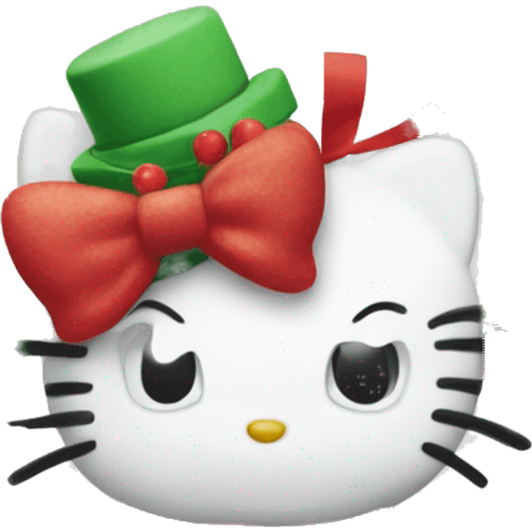 Hello kitty Christmas  emoji