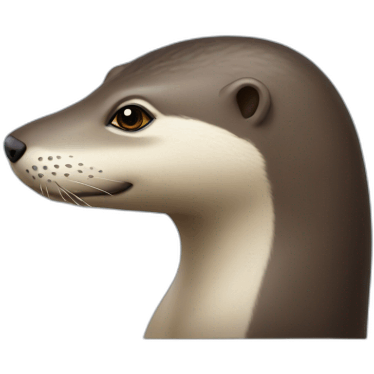 Une loutre sur un cheval emoji