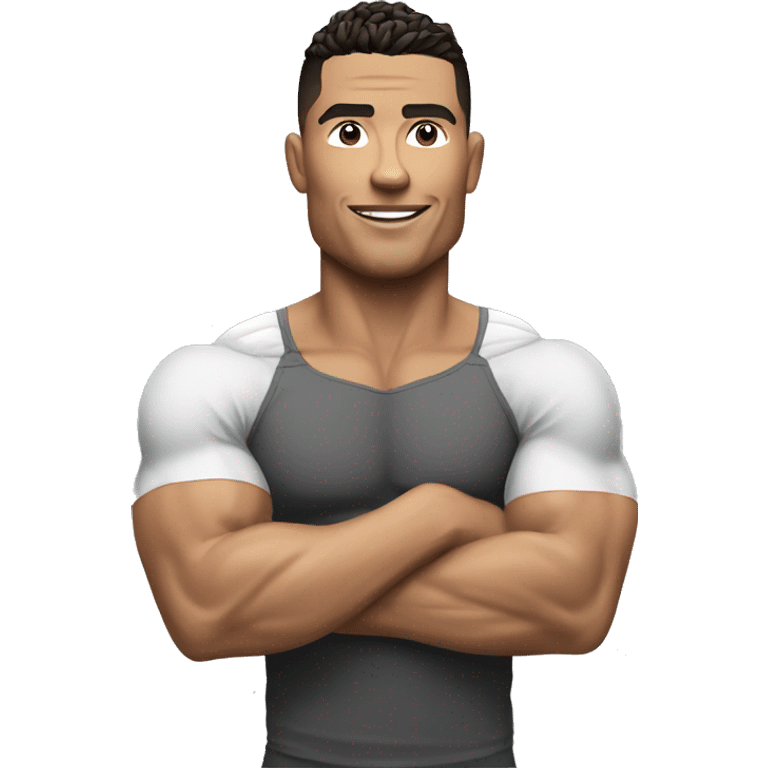 muscle body ronaldo emoji