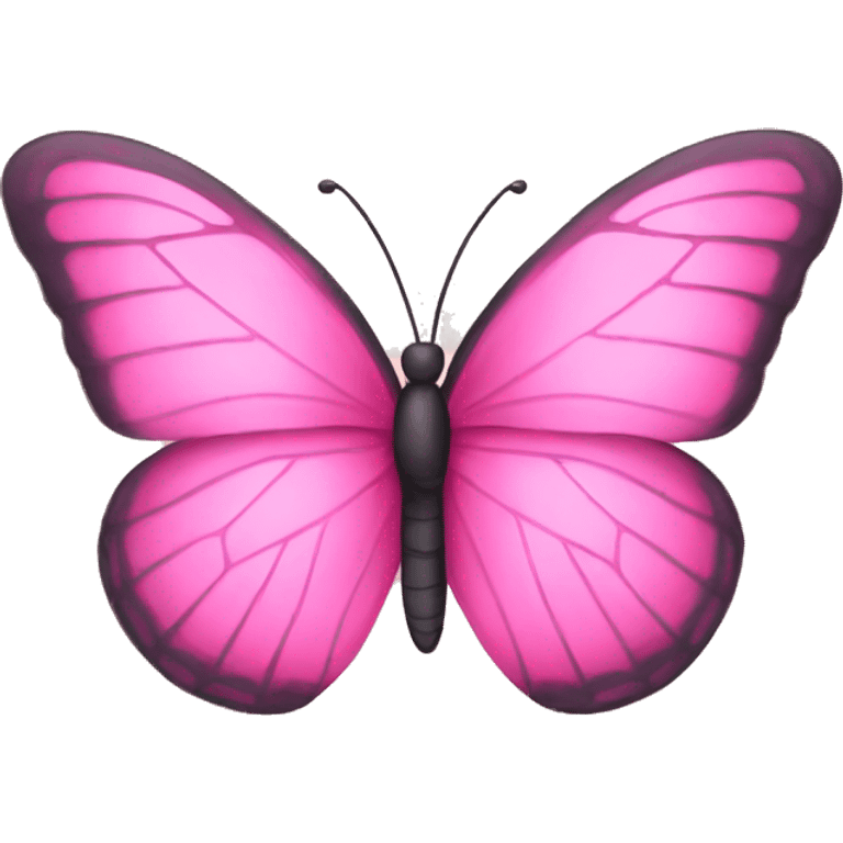 pink butterfly emoji