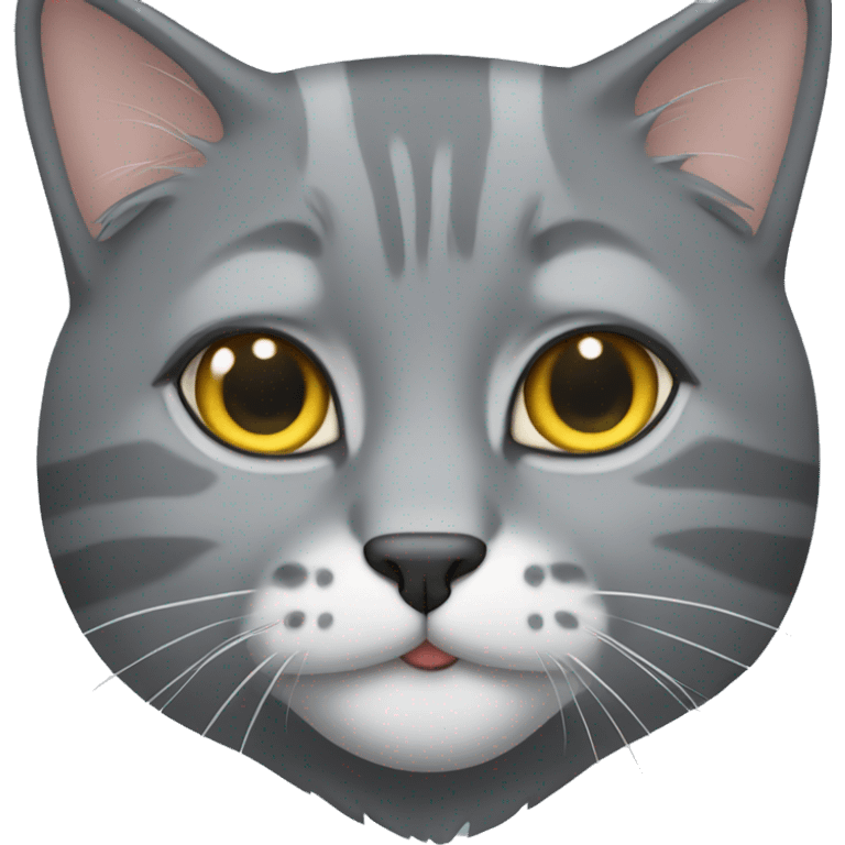 britain grey cat emoji