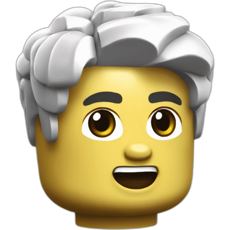 Un lego qui mange du pain emoji