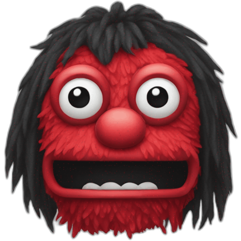 sesame street yokai puppet emoji