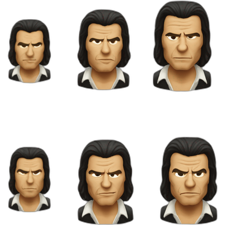 Vincent Vega from Pulp Fiction shrugging emoji