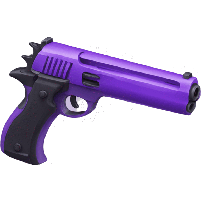 purple Gun emoji